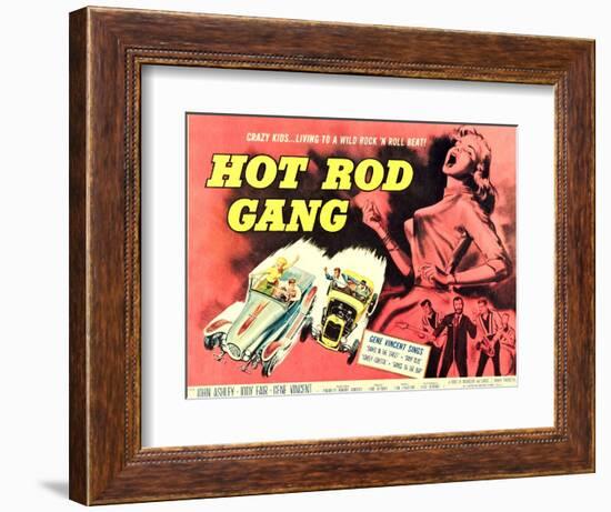 Hot Rod Gang, 1958-null-Framed Art Print