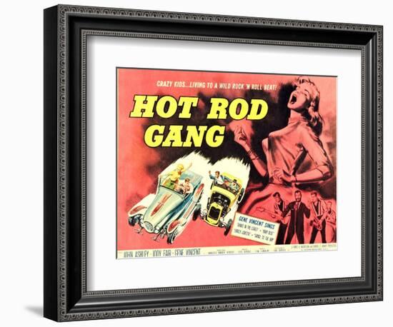 Hot Rod Gang, 1958-null-Framed Art Print