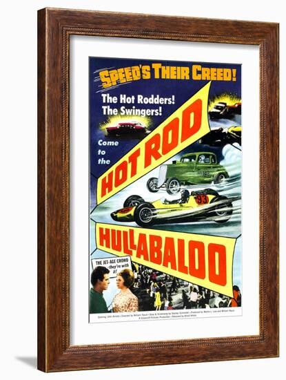 HOT ROD HULLABALOO-null-Framed Art Print