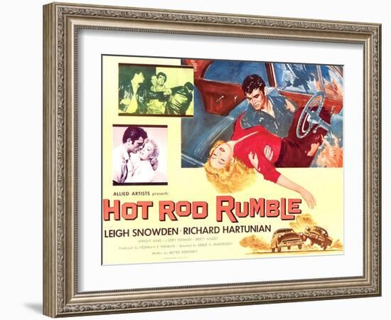 Hot Rod Rumble-null-Framed Art Print