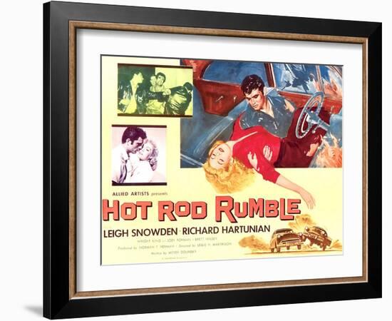 Hot Rod Rumble-null-Framed Art Print