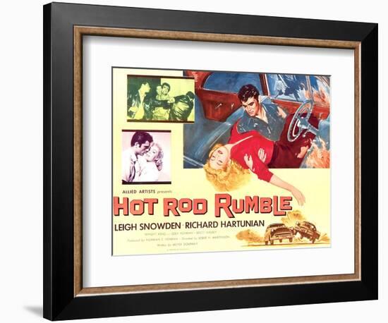 Hot Rod Rumble-null-Framed Art Print