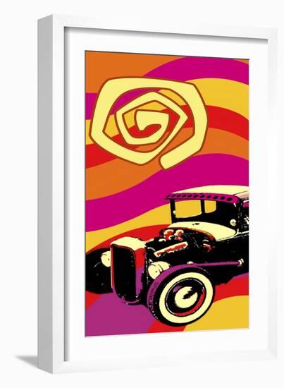 Hot Rod Sunshine-Larry Hunter-Framed Giclee Print