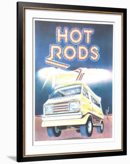 Hot Rods-Tony Mascio-Framed Collectable Print
