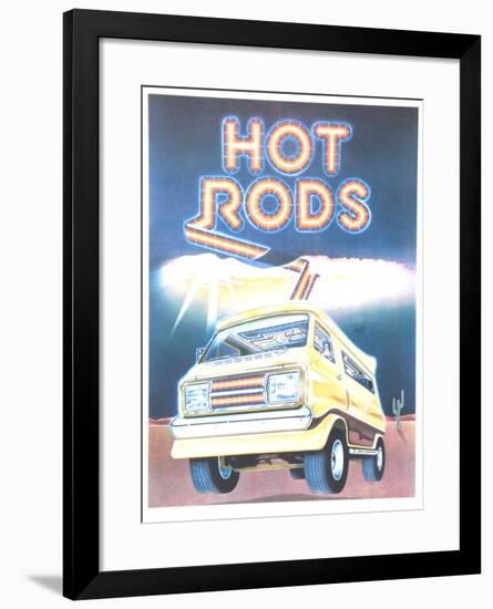 Hot Rods-Tony Mascio-Framed Collectable Print