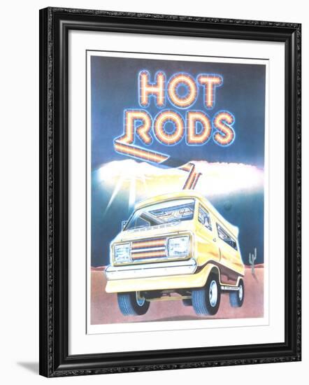 Hot Rods-Tony Mascio-Framed Collectable Print