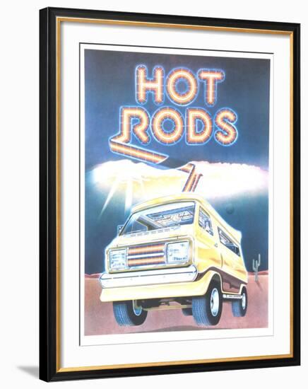 Hot Rods-Tony Mascio-Framed Collectable Print