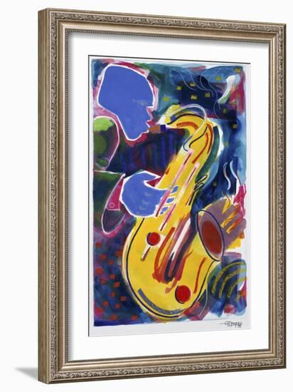 Hot Sax-Gil Mayers-Framed Giclee Print