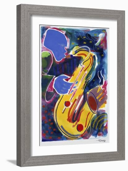 Hot Sax-Gil Mayers-Framed Giclee Print