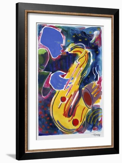 Hot Sax-Gil Mayers-Framed Giclee Print