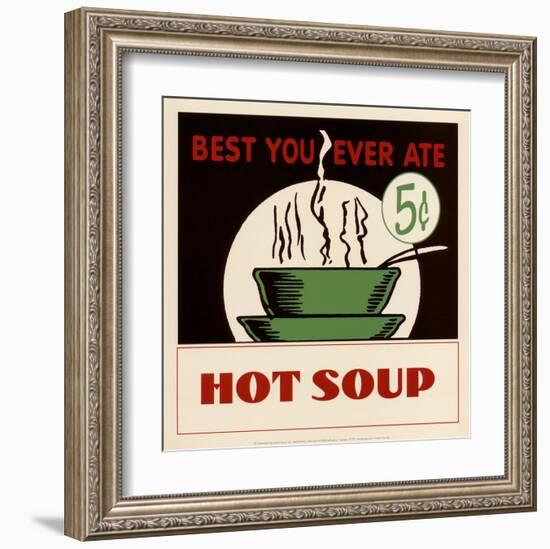 Hot Soup-null-Framed Art Print