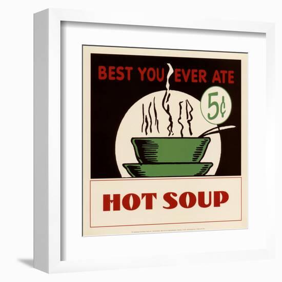 Hot Soup-null-Framed Art Print