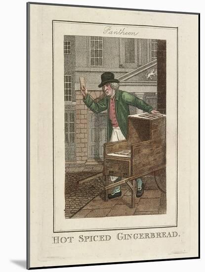 Hot Spiced Gingerbread, Cries of London, 1804-William Marshall Craig-Mounted Giclee Print