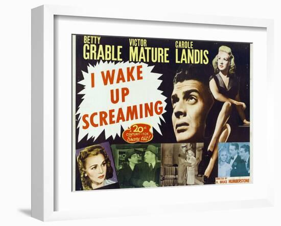 Hot Spot, 1941, "I Wake Up Screaming" Directed by H. Bruce "Lucky" Humberstone-null-Framed Giclee Print