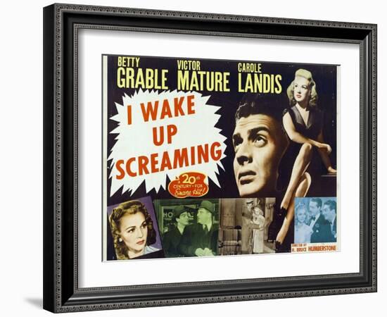 Hot Spot, 1941, "I Wake Up Screaming" Directed by H. Bruce "Lucky" Humberstone-null-Framed Giclee Print