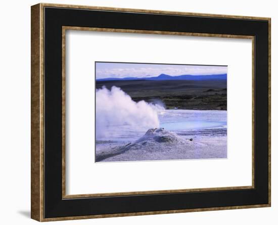 Hot Spring and Calcite Formation, Hveravellir, Central Iceland, 20th century-CM Dixon-Framed Photographic Print