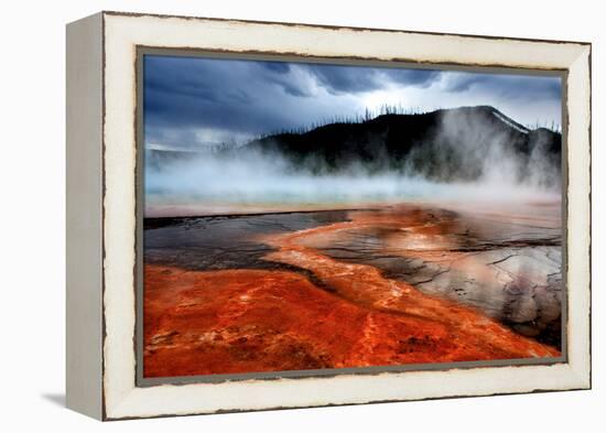 Hot Springs at Dawn-Howard Ruby-Framed Premier Image Canvas