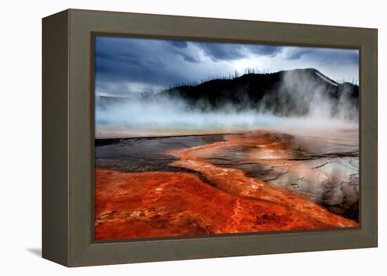 Hot Springs at Dawn-Howard Ruby-Framed Premier Image Canvas