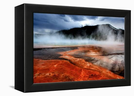 Hot Springs at Dawn-Howard Ruby-Framed Premier Image Canvas