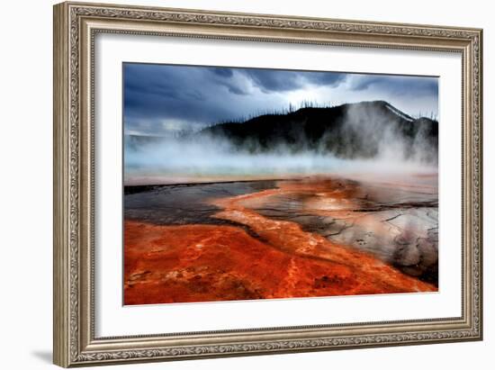 Hot Springs at Dawn-Howard Ruby-Framed Photographic Print