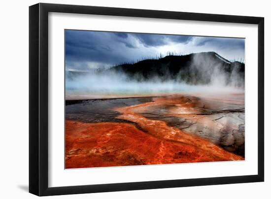 Hot Springs at Dawn-Howard Ruby-Framed Photographic Print