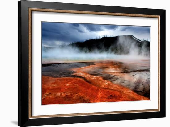 Hot Springs at Dawn-Howard Ruby-Framed Photographic Print