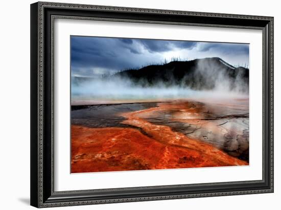 Hot Springs at Dawn-Howard Ruby-Framed Photographic Print