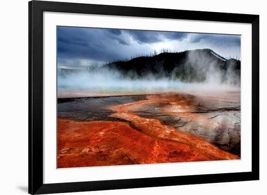 Hot Springs at Dawn-Howard Ruby-Framed Photographic Print