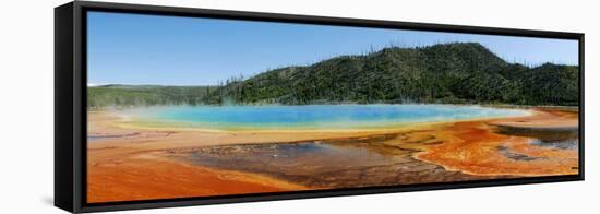 Hot Springs At Yellowstone National Park-Pekka Parviainen-Framed Premier Image Canvas