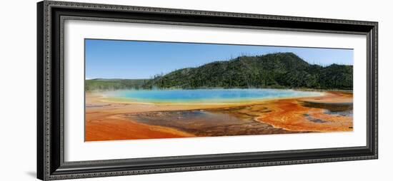 Hot Springs At Yellowstone National Park-Pekka Parviainen-Framed Photographic Print