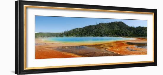 Hot Springs At Yellowstone National Park-Pekka Parviainen-Framed Photographic Print