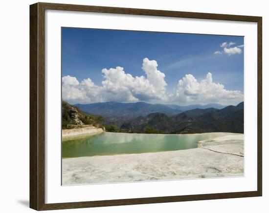 Hot Springs, Hierve El Agua, Oaxaca, Mexico, North America-Robert Harding-Framed Photographic Print