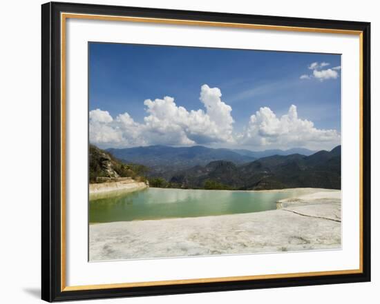 Hot Springs, Hierve El Agua, Oaxaca, Mexico, North America-Robert Harding-Framed Photographic Print