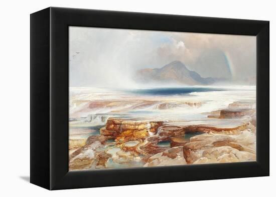 Hot Springs of the Yellowstone, 1872-Thomas Moran-Framed Premier Image Canvas
