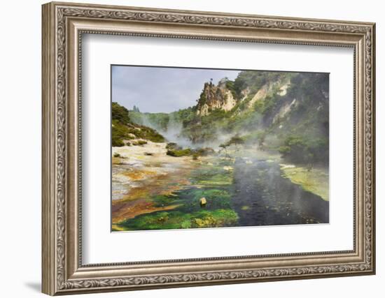 Hot Springs, Waimangu Volcanic Valley, Rotorua, Bay of Plenty, North Island, New Zealand-Rainer Mirau-Framed Photographic Print