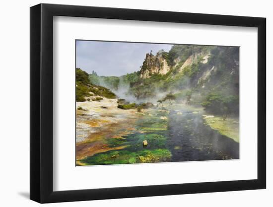 Hot Springs, Waimangu Volcanic Valley, Rotorua, Bay of Plenty, North Island, New Zealand-Rainer Mirau-Framed Photographic Print