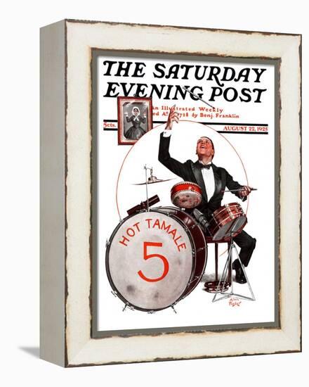 "Hot Tamale Five," Saturday Evening Post Cover, August 22, 1925-Alan Foster-Framed Premier Image Canvas