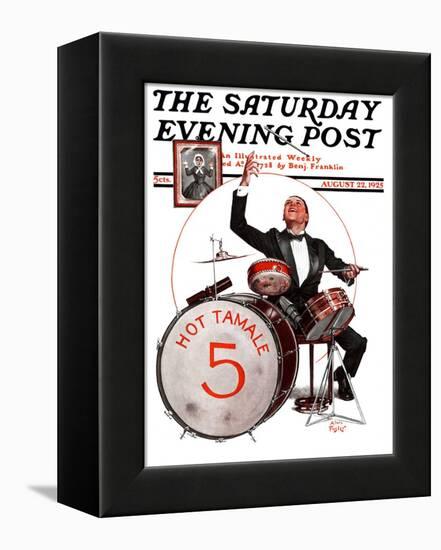 "Hot Tamale Five," Saturday Evening Post Cover, August 22, 1925-Alan Foster-Framed Premier Image Canvas