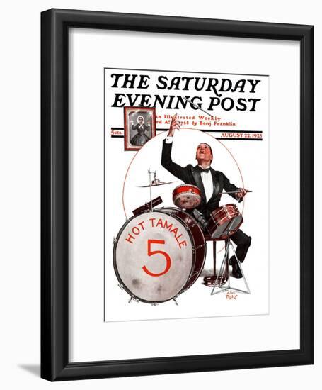 "Hot Tamale Five," Saturday Evening Post Cover, August 22, 1925-Alan Foster-Framed Giclee Print