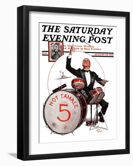 "Hot Tamale Five," Saturday Evening Post Cover, August 22, 1925-Alan Foster-Framed Giclee Print