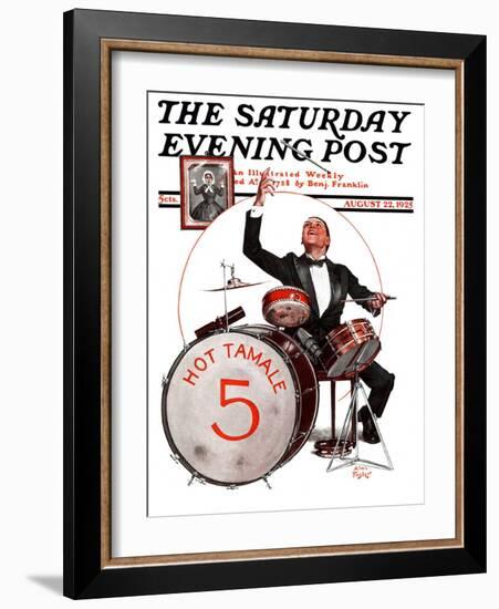 "Hot Tamale Five," Saturday Evening Post Cover, August 22, 1925-Alan Foster-Framed Giclee Print