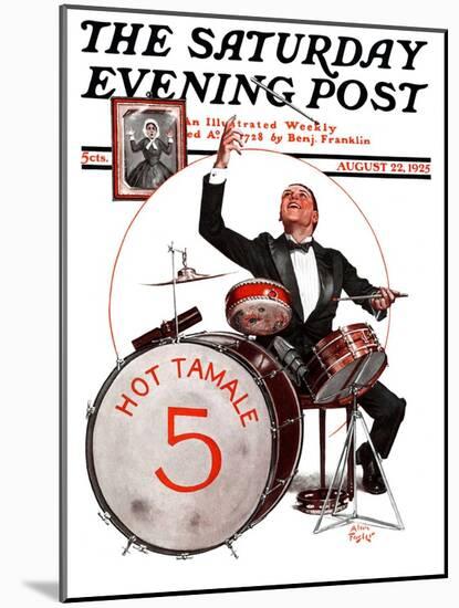 "Hot Tamale Five," Saturday Evening Post Cover, August 22, 1925-Alan Foster-Mounted Giclee Print