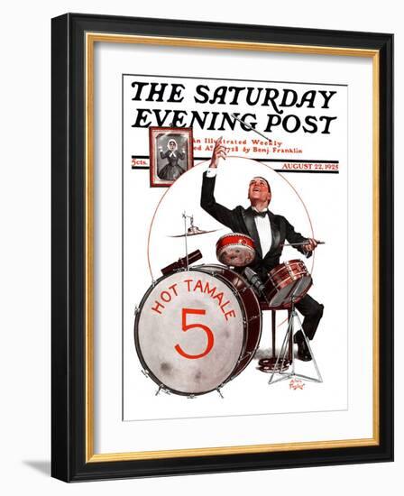 "Hot Tamale Five," Saturday Evening Post Cover, August 22, 1925-Alan Foster-Framed Giclee Print