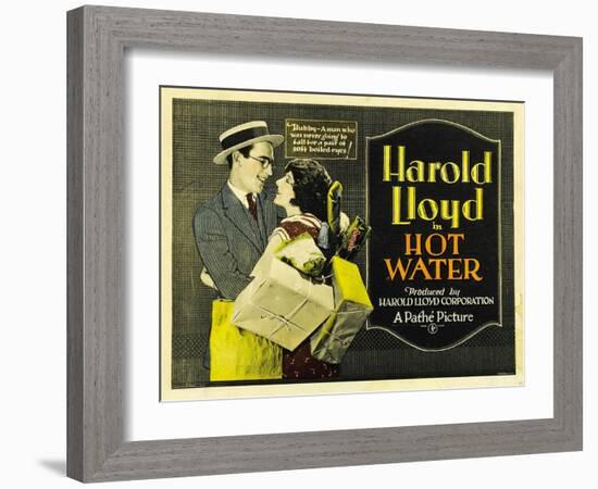 Hot Water [1924], Directed by Fred Newmeyer.-null-Framed Giclee Print