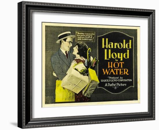 Hot Water [1924], Directed by Fred Newmeyer.-null-Framed Giclee Print