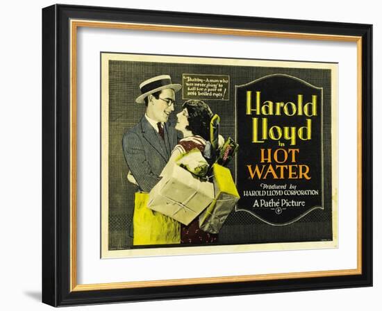 Hot Water [1924], Directed by Fred Newmeyer.-null-Framed Giclee Print