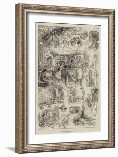 Hot Weather Sketches-Frank Feller-Framed Giclee Print