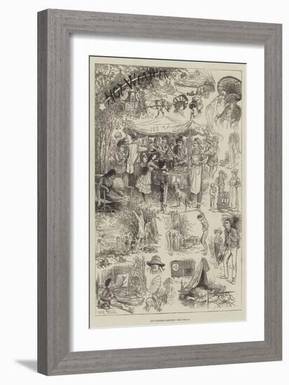 Hot Weather Sketches-Frank Feller-Framed Giclee Print