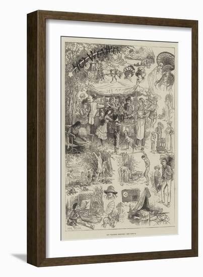 Hot Weather Sketches-Frank Feller-Framed Giclee Print