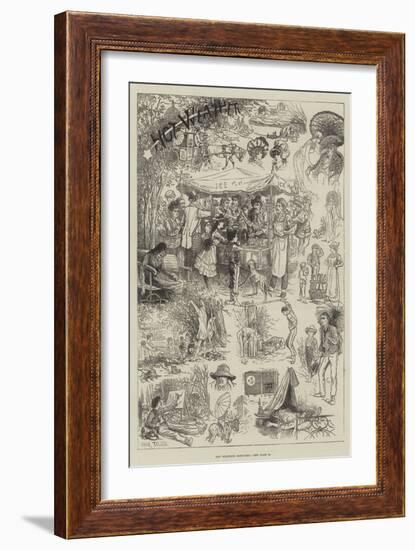 Hot Weather Sketches-Frank Feller-Framed Giclee Print